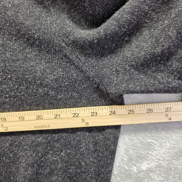 Polo Ralph Lauren Sweater Mens 2XL Gray Lambswool V Neck Pullover Pony Logo - Picture 8 of 8